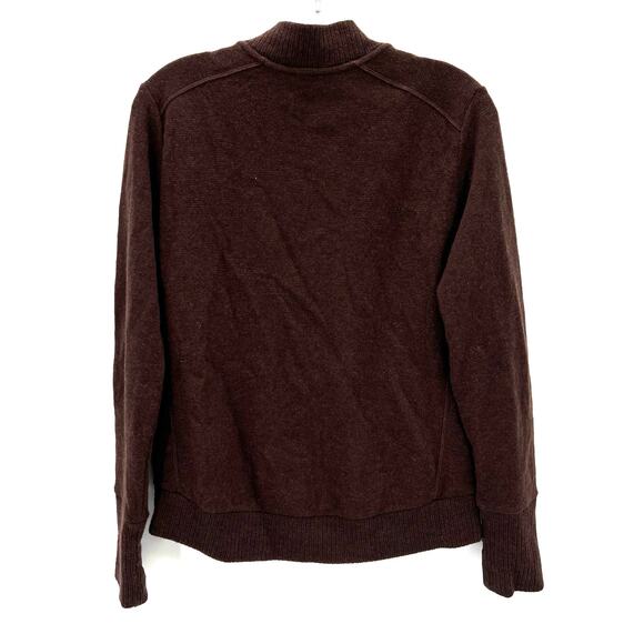 Mountain Hardware men’s quilted wool blend full zip sweater cardigan jacket - Picture 2 of 6